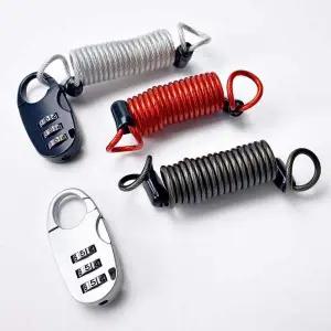 WL 가방 자물쇠 와이어 해외여행 잠금 세트 도난방지와이어