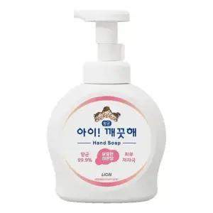 아이깨끗해 레몬 용기 500ml x 1개 업소용 핸드워시 폼핸드워시 거품 비누 대용량 휴대용 손세정제 손워시