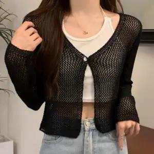 바캉스 필수 여름용 메쉬 망사 가디건 커버업 비치룩 시원한 아우터