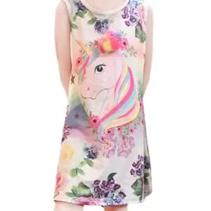 여아 AVV127W2 여름 유니콘 원피스 여아 아동 여름 공주원피스