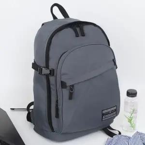[하프클럽/]패션 배낭 학생 캐주얼 백팩 트렌드 책가방 그레이
