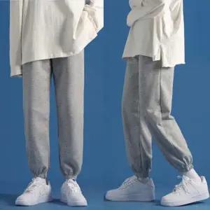 [하프클럽/]남성용 트레이닝 검정 바지 간절기 패션 나들이 여행