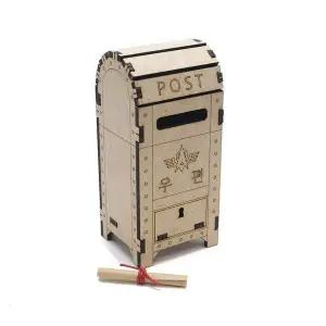 3D나무퍼즐 PAA863X0 추억 우체통 형 만들기