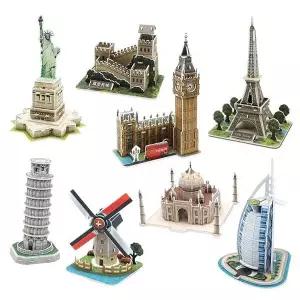 3D퍼즐 SKU990R6 세계유명건축물 랜드마크1 8종 형 만들기