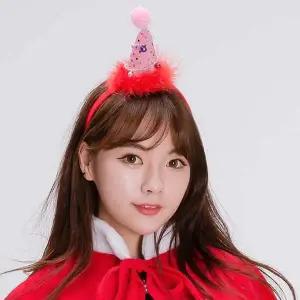 크리스마스 고깔 머리띠 크리스마스 파티 성탄절 장식 촬영 소품