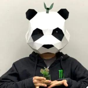 팬더 DIY 종이 입체 동물 가면 만들기 돌봄교실 미술