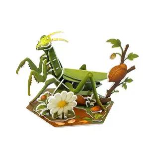 3D입체퍼즐 BCQ637T6 곤충박물관 사마귀 형 만들기