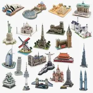3D입체퍼즐 GZQ579I2 세계유명건축물 23종 형 만들기