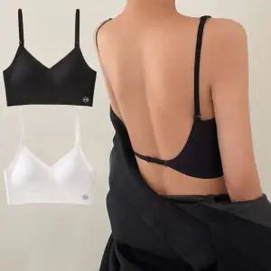 TBZ 여성 속옷 시원한 등파인 백리스 베이직 브라 캡내장