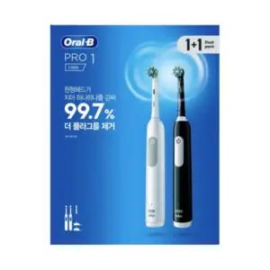 오랄비 전동칫솔 Pro 1 Dual Pack 재고보유 빠른발송 무료배송