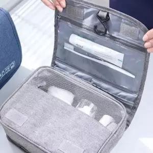 [에이치플러스몰]WL 캠핑 여행 화장품 세면도구 소품 정리 압축팩 보관함