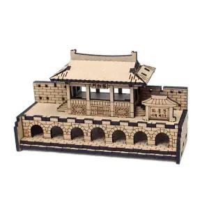 3D나무퍼즐 XHR554C5 수원화성 화홍문 건축물 형 만들기 수업