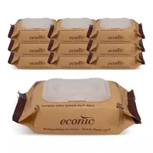 에코닉 PZW489N6 브라운 엠보싱 60gsm 30매 캡형 레이온100% 원단