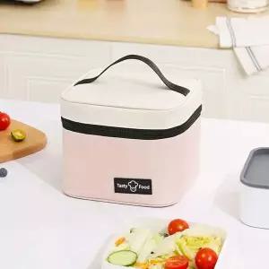 [에이치플러스몰]WL 도시락가방 보온 직장인 파우치 수납 심플한 사각