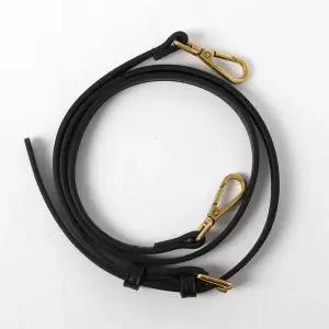 TBZ 골드버클 가죽 가방스트랩 블랙 크로스끈 가방줄