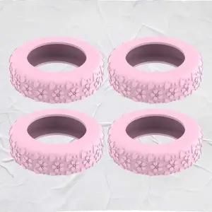 [에이치플러스몰]WL 여행용 캐리어 바퀴보호대 바퀴덮개 소음감소 4p