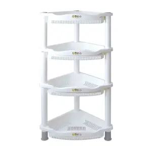 포레스트 스탠드 와이드 코너선반 4단