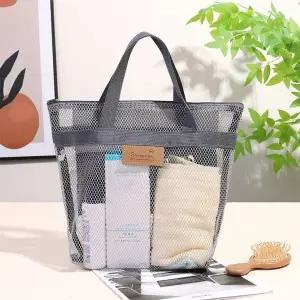 TBZ 수납 메쉬가방 망사 수영장 그물백 메쉬백 그레이