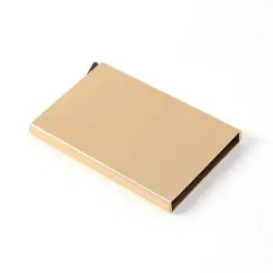 TBZ 슬라이드형 휴대용 골드 카드홀더 카드지갑 학생지갑