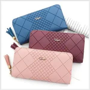 [에이치플러스몰]WL 여성 수납많은 지퍼 미니백 장지갑 지갑