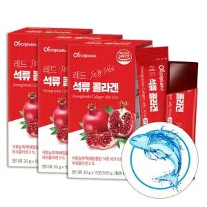 gL 65Brix 레드 석류 농축액 피쉬콜라겐 젤리 45포