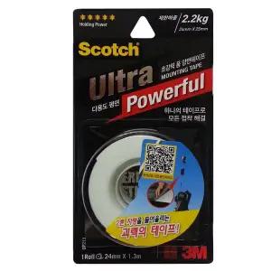 3M 초강력 폼 양면테이프(다용도평면24x1.3m) UP213