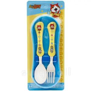 요괴워치 와이드 스푼포크 케이스세트어린이수저 아동숟가락 유아 캐릭터 다용도 식기