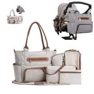 캐주얼 멀티 숄더백 기저귀가방 유모차 분유