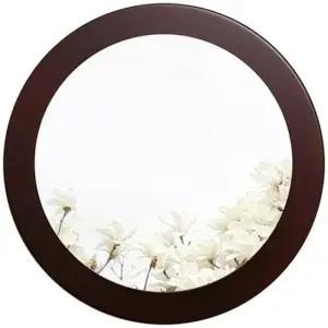 인테리어거울 소형 벽거울 브라운 제조한국 IG7199 24cm