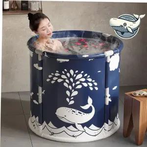 1인욕조 간편 접이식 1인 미니 욕조 이동식 반신욕조