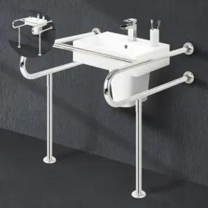 장애인손잡이 세면기 욕실 노인안전바 화장실복지용구