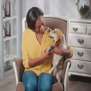 애견손톱깎이 전문가용 트리머 Led조명 그라인더 가위