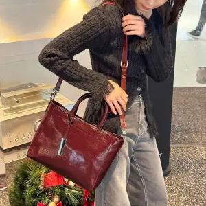 토트 가죽 크로스백2 WFJ65GM