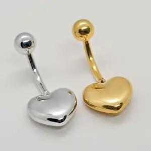 [하프클럽/]식스미 소프트 하트 배꼽 피어싱