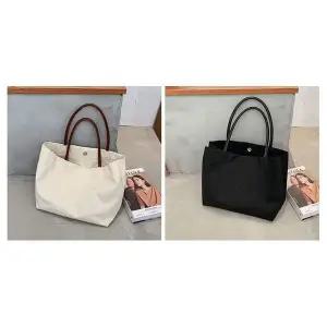 [하프클럽/]깔끔 기본 여성 캔버스 가방 쇼퍼백 숄더백 캐주얼백