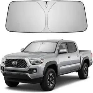 토요타 타코마 앞유리 선쉐이드 20162023 2024 2025 2026년용 커버 맞춤 액세서리 자동차 접이식 선바이저