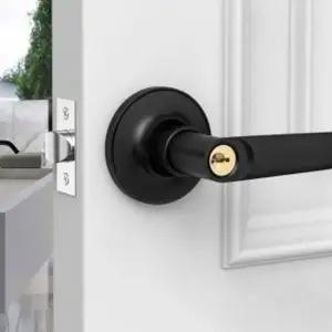 [무료배송] 백세트조절 열쇠형 방문손잡이 두꺼운문 48-65 도어락