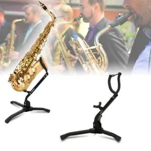 색소폰거치대 휴대용 접이식 알토 테너 색소폰 거치 받침대 스탠드