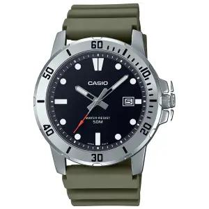 카시오 남성 우레탄 손목 시계 MTP-VD01-3E