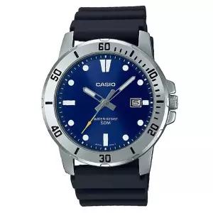 카시오 남성 우레탄 손목 시계 MTP-VD01-2E