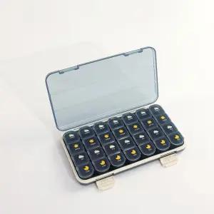 휴대용 일주일 약통 2사이즈/알약통/약소분통/캡슐/여행용/출장용/약케이스/약보관통/영양제/보관통