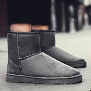 남성 가볍고 스웨이드 털안감 4컬러 방한 부츠 UGS33