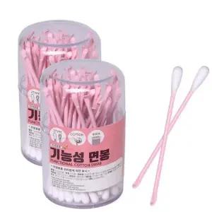 기능성 면봉 귀이개 귀파개 귀청소 면봉 2in1 80개