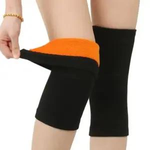 무릅보호대 여성 겨울 방한 기모융털 스판 무릎보호대 레그워머