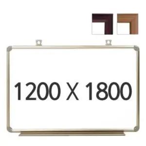블랙칠판 토탈 일반 우드 화이트보드 1200X1800