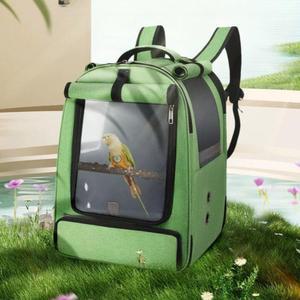 앵무새 이동가방 외출 투명 새장 스탠딩 폴 기본스타일 릴 미니 배낭