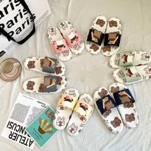 슬리퍼 실내화 외출용 귀여운 캐릭터 커플_24923484