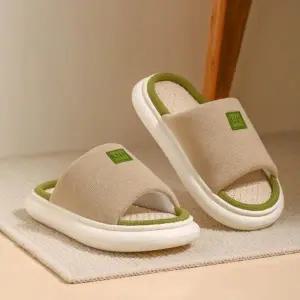 사계절 층간소음 방지 린넨 실내 슬리퍼 쿠션_24923461