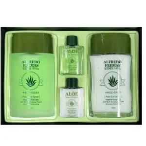 매일 피부에 수분을 심어주세요 알로에 남성 2종세트