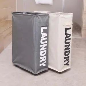 이동식 바퀴달린빨래바구니 빨래통 재활용바구니
